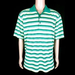 Callaway Performance Men Polo Striped Size XL
